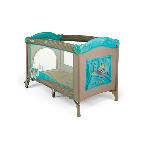 Cestovná postieľka Milly Mally Mirage khaki cow