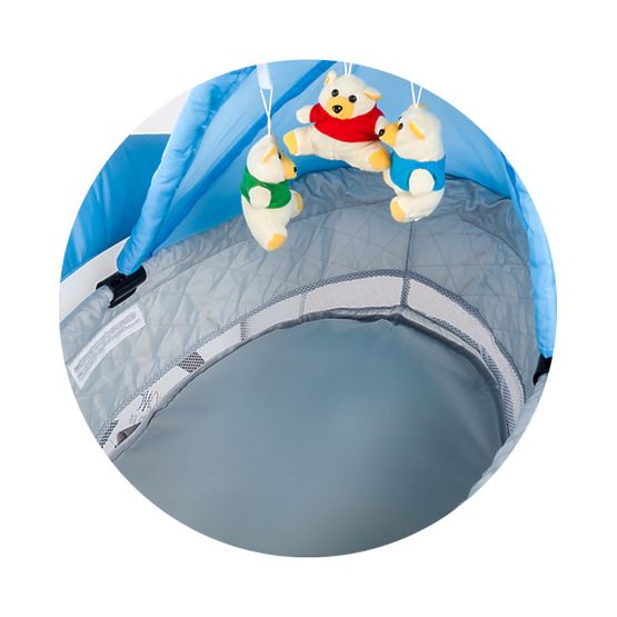 CHIPOLINO cestovná postieľka Twin Stars