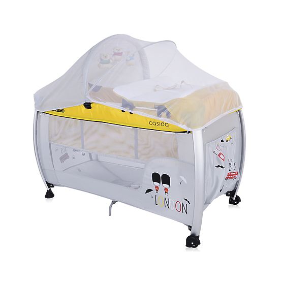 CHIPOLINO Cestovný postieľka Play pen and crib Casida - červená