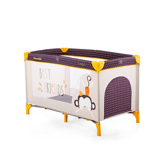 CHIPOLINO Cestovný postieľka Play pen Capri - hnedá