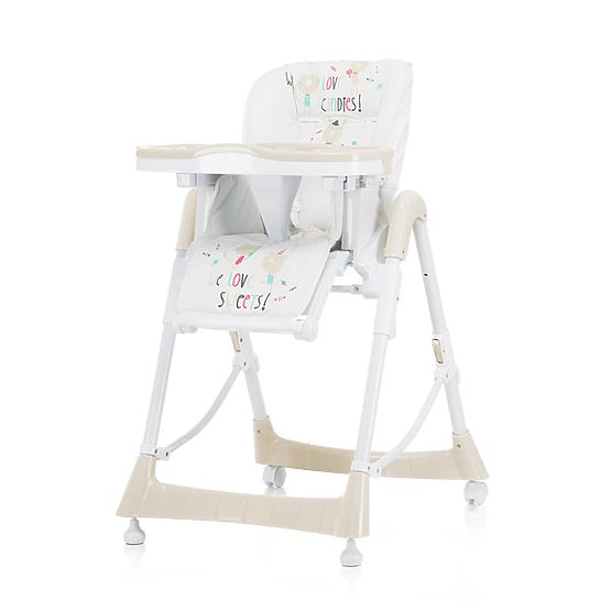 CHIPOLINO detská jedálenská stolička Comfort Plus - Creme