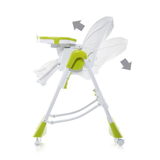 CHIPOLINO detská jedálenská stolička Comfort Plus - Lime