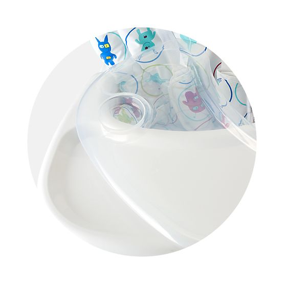 CHIPOLINO detská jedálenská stolička Mickey - Space