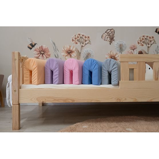 Chránič na posteľ Ourbaby - Jersey - Nebeský