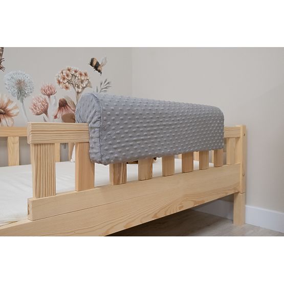 Chránič na posteľ Ourbaby - svetlosivý