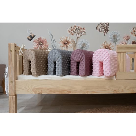 Chránič na posteľ Ourbaby - temne sivá