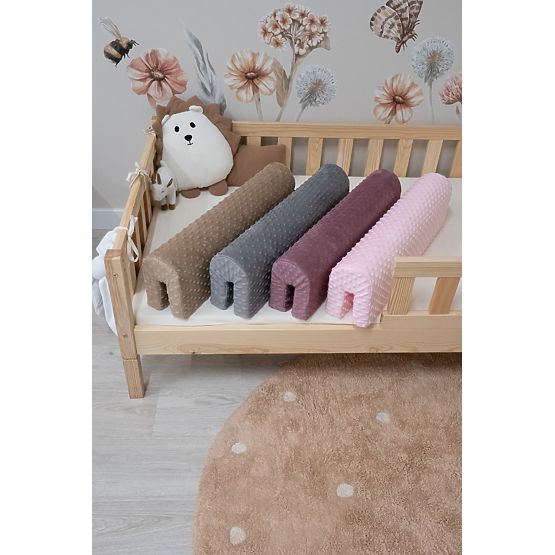 Chránič na posteľ Ourbaby - temne sivá
