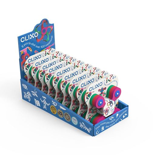 Clixo Designer Pack magnetické stavebnice Clixo, Béžové