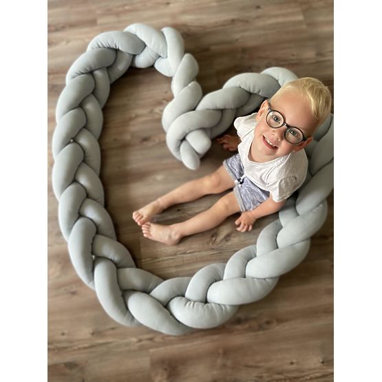 Copánkový mantinel 360 cm - šedý