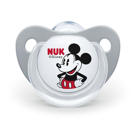 Cumlík Trendline NUK Disney Mickey Minnie 0-6m sivý Sivá 0-6 m