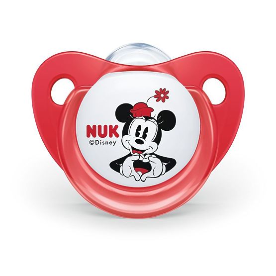 Cumlík Trendline NUK Disney Mickey Minnie 6-18m červený 6-18 m