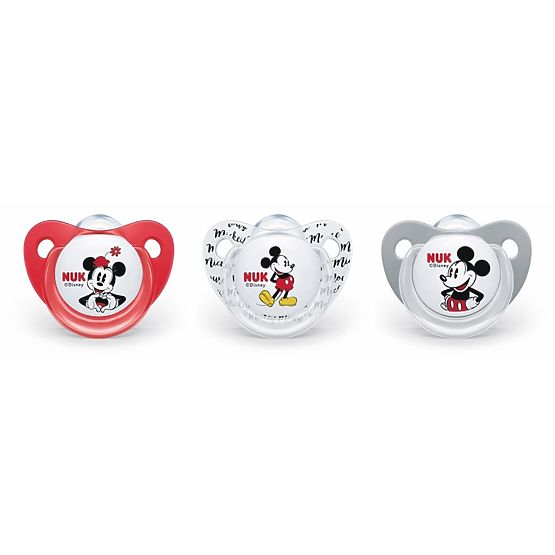 Cumlík Trendline NUK Disney Mickey Minnie 6-18m červený 6-18 m