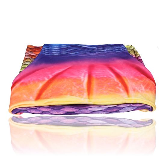 Deka v tvare morskej panny Rainbow