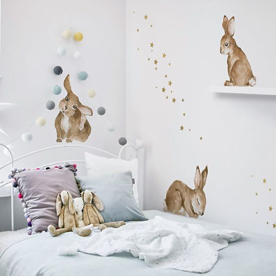 Dekorácia na stenu DEKORNIK - Happy Rabbits