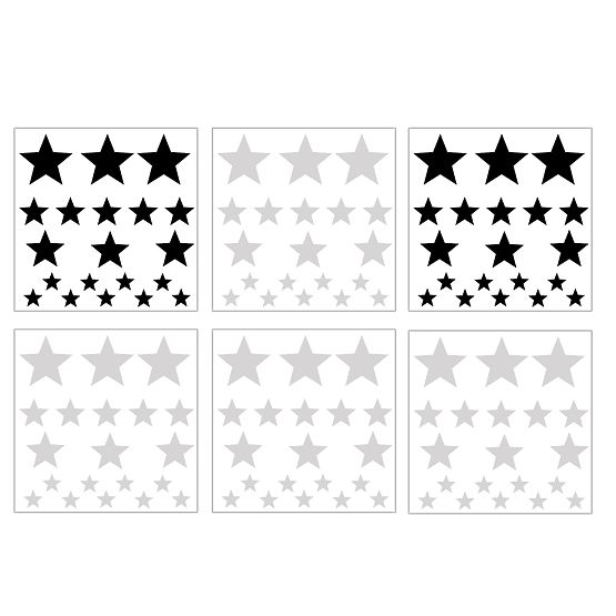 Dekorácia na stenu DEKORNIK  - hviezdičky