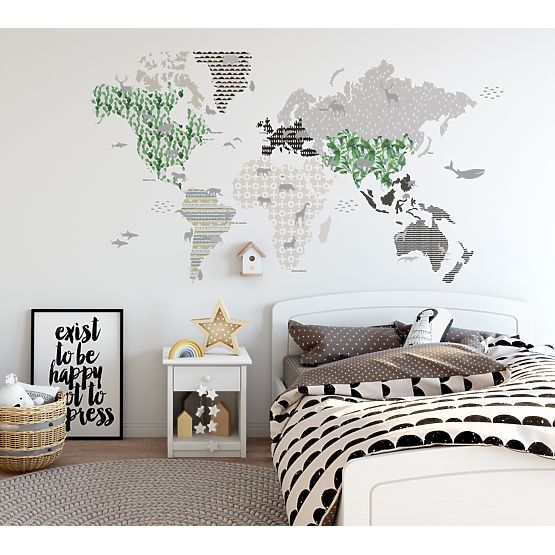 Dekorácia na stenu DEKORNIK - mapa 5