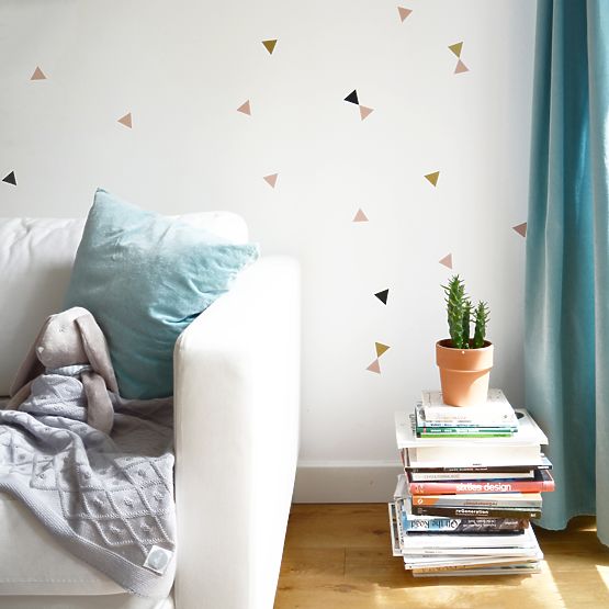Dekorácia na stenu DEKORNIK - trojuholníky