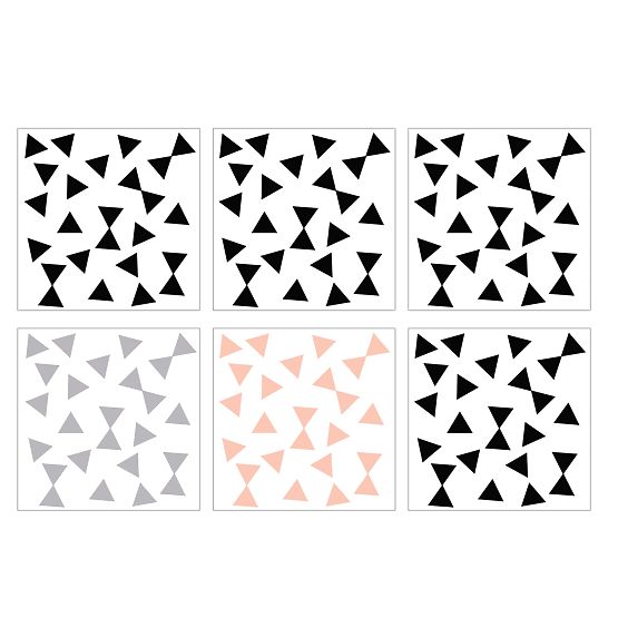 Dekorácia na stenu DEKORNIK - trojuholníky