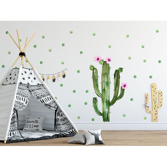 Dekorácia na stenu - kaktus 02