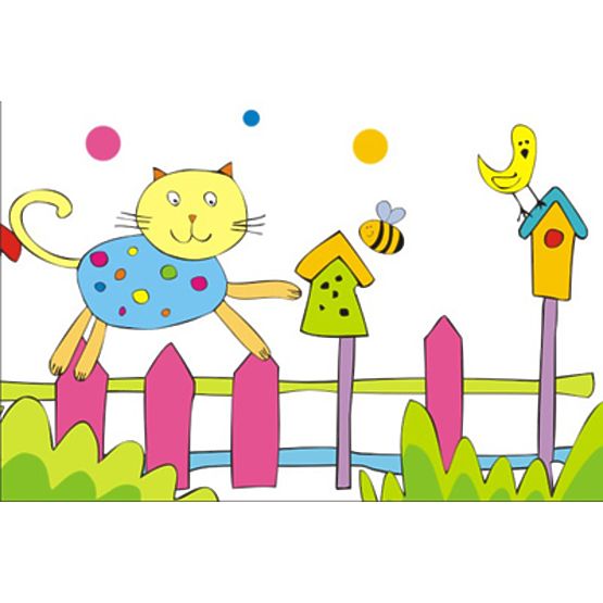 Dekorácia na stenu - kocúri