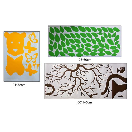 Dekorácia na stenu - strom a lev