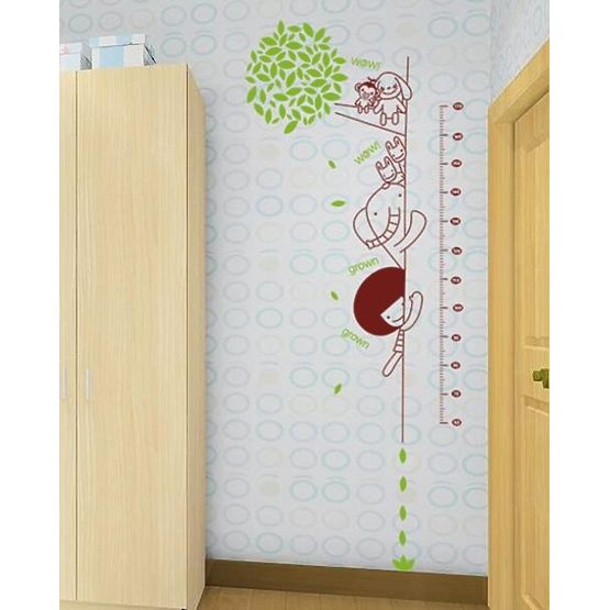 Dekorácia na stenu - zvedavé zvieratká