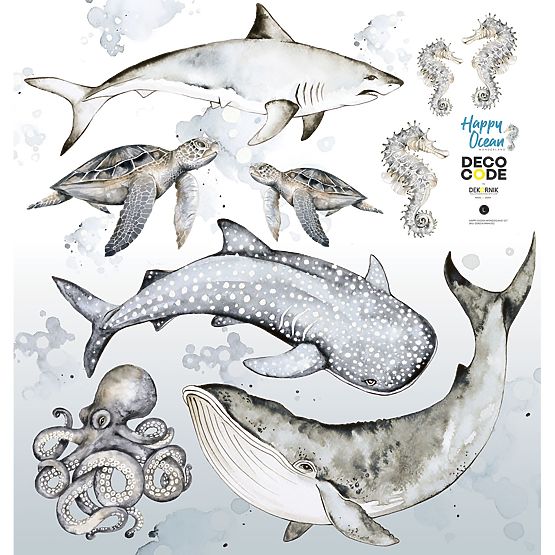 Dekorácie na stenu DEKORNIK Happy Ocean Wonderland