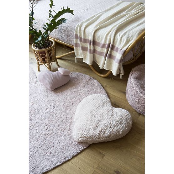 Dekoračný pletený vankúšik - Love