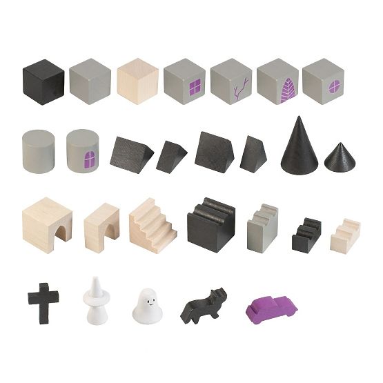 Detoa Drevená stavebnica Strašidelný hrad