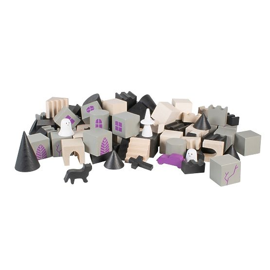 Detoa Drevená stavebnica Strašidelný hrad