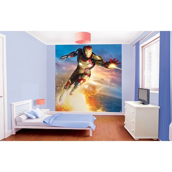 Detská 8 dielna nástenné maľby - Iron Man