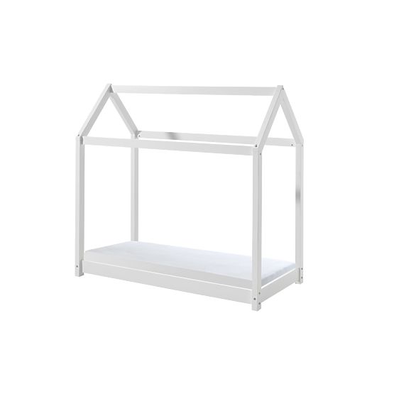 Detská domčeková posteľ Cabane - biela