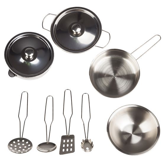 Detská drevená kuchynka s vybavením