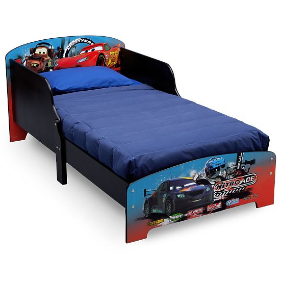Detská drevená posteľ Autá - Cars 2