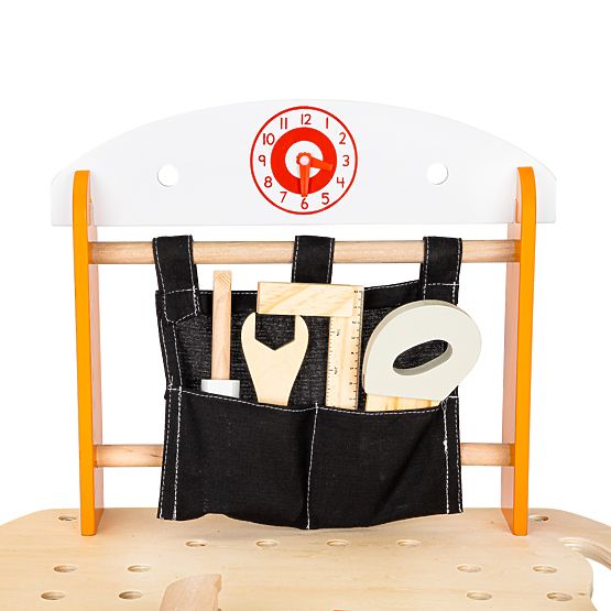 Detská drevená pracovná dielňa s náradím