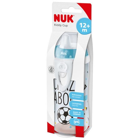 Detská fľaša NUK Sports Cup Football 450 ml tyrkysová