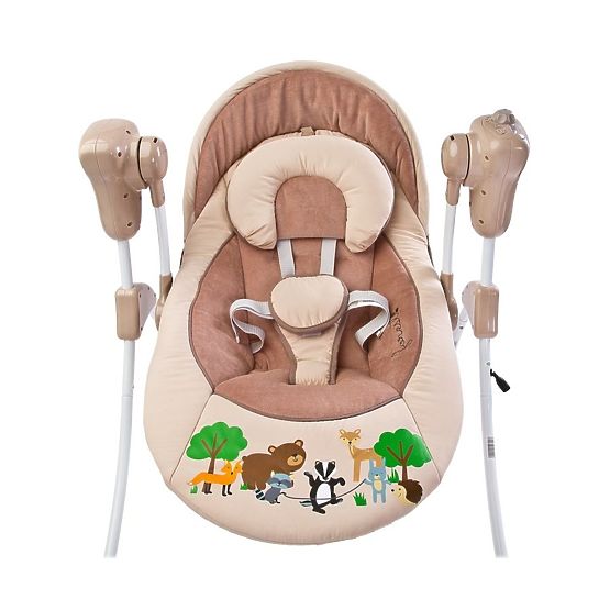 Detská hojdačka CARETERO FOREST brown Hnedá