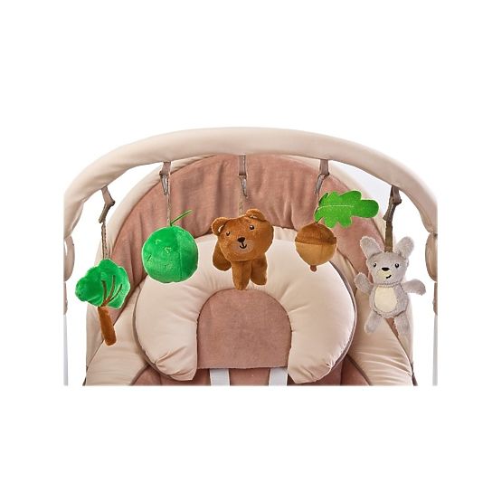 Detská hojdačka CARETERO FOREST brown Hnedá