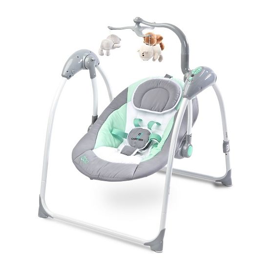 Detská hojdačka CARETERO LOOP graphite Sivá