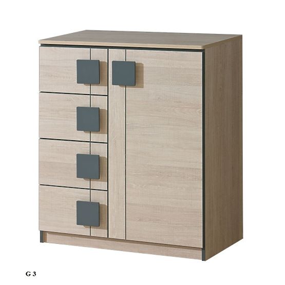 Detská izba Gumi - šedá