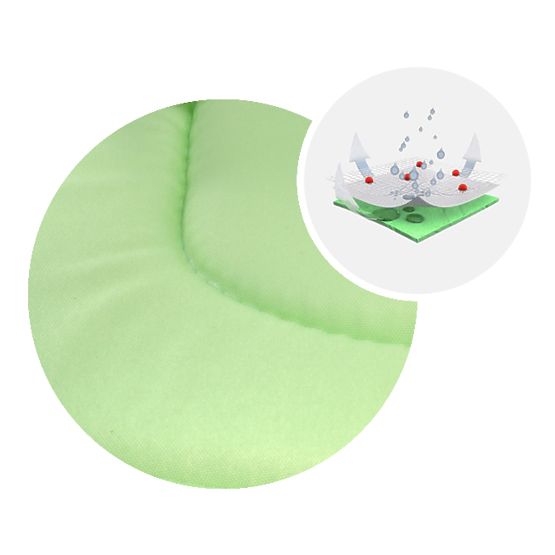 Detská jedálenská stolička Hugo - zeleno-modrá