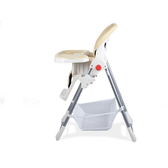 Detská jedálenská stolička LIONELO Linn Plus - béžová