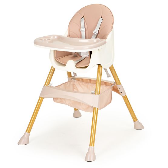 Detská jedálenská stolička vysoká 2v1 ECOTOYS