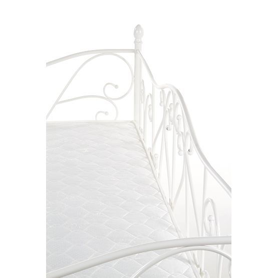 Detská kovová posteľ Sumatra 200x90 cm - biela