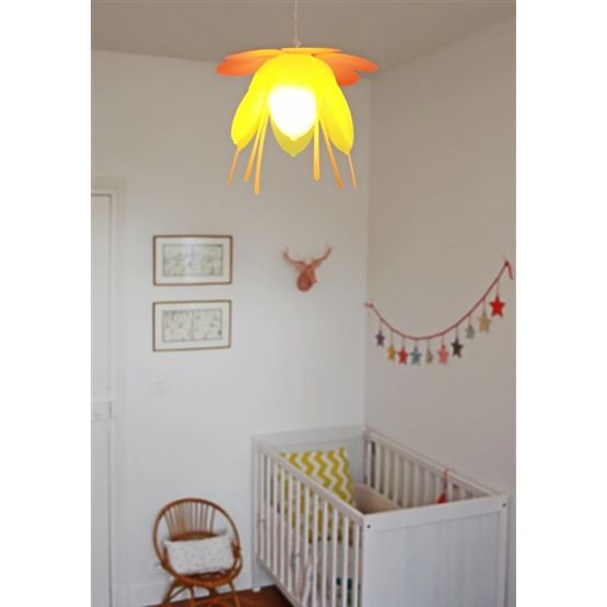 Detská lampa - kvet - rôzne farby