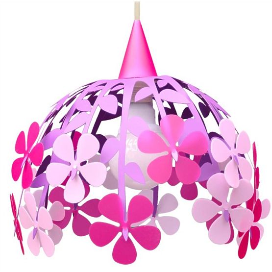 Detská lampa - kvetinky - rôzne farby