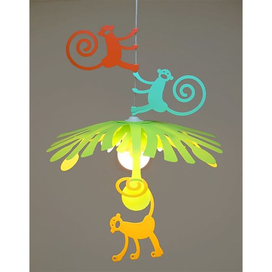 Detská lampa - opičky