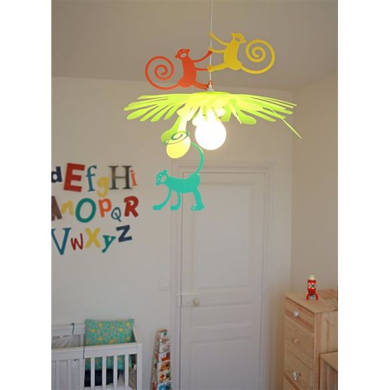 Detská lampa - opičky