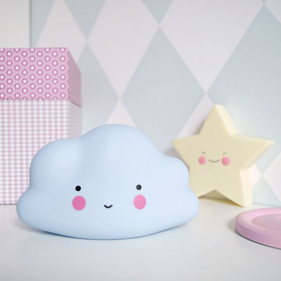 Detská LED lampa - mráčik - rôzne farby