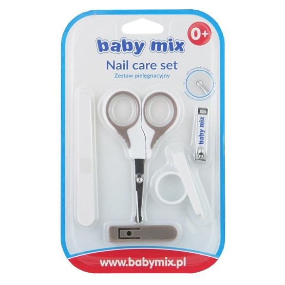 Dětská manikúra Baby Mix sivá
